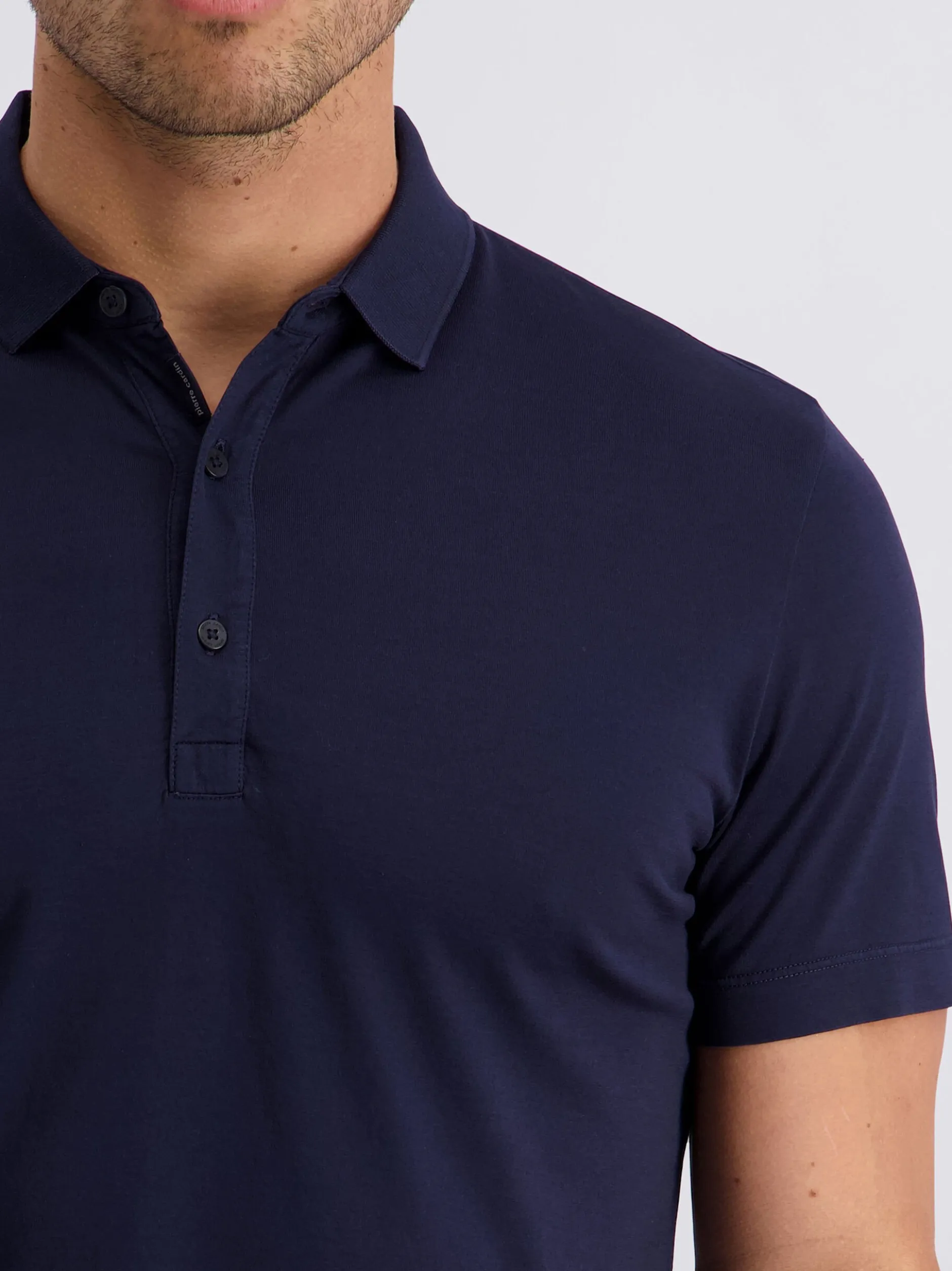 Pierre Cardin Herren Poloshirt in blau - Ärmel: kurzarm