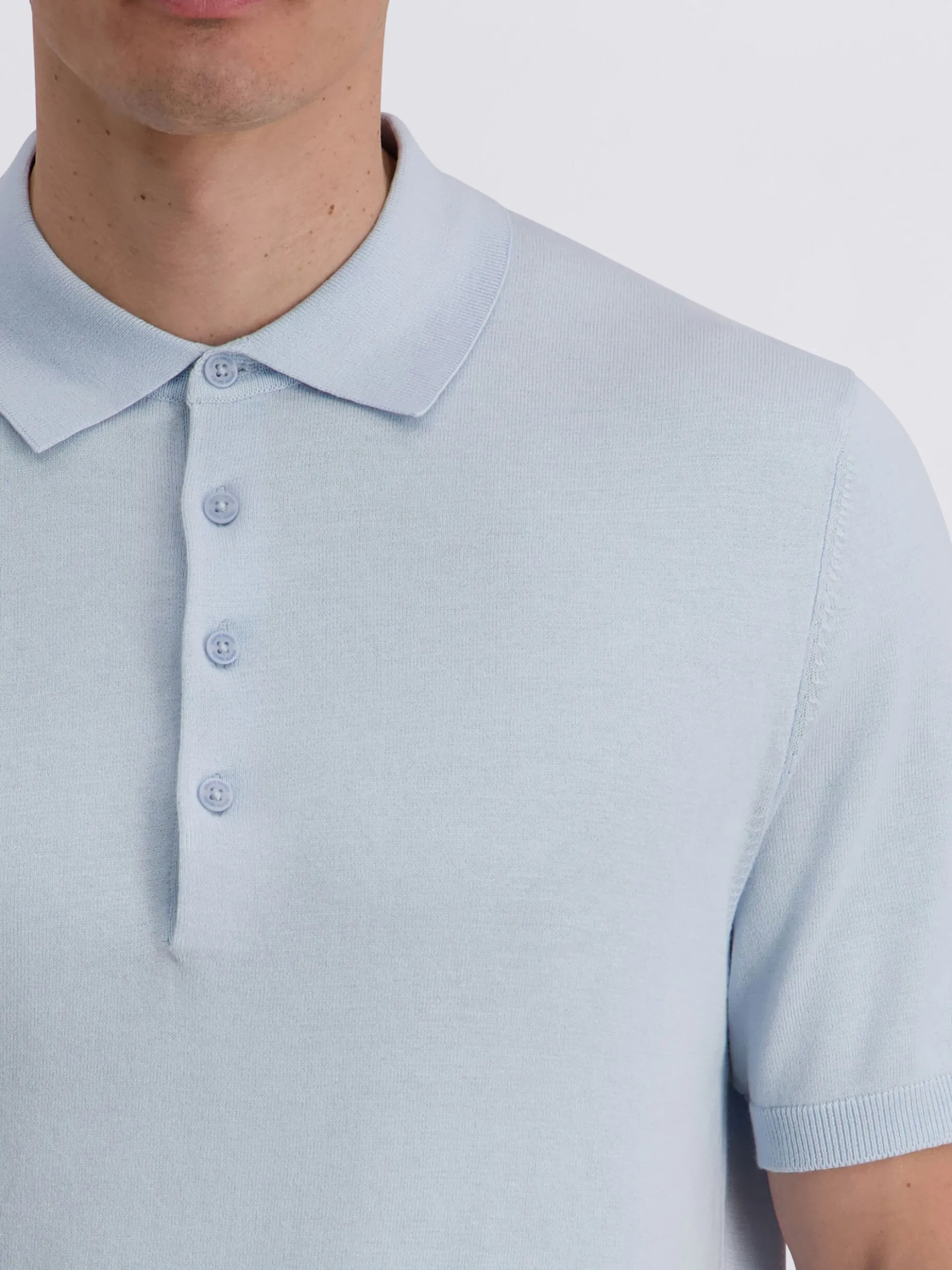 Pierre Cardin Herren Poloshirt in hellblau