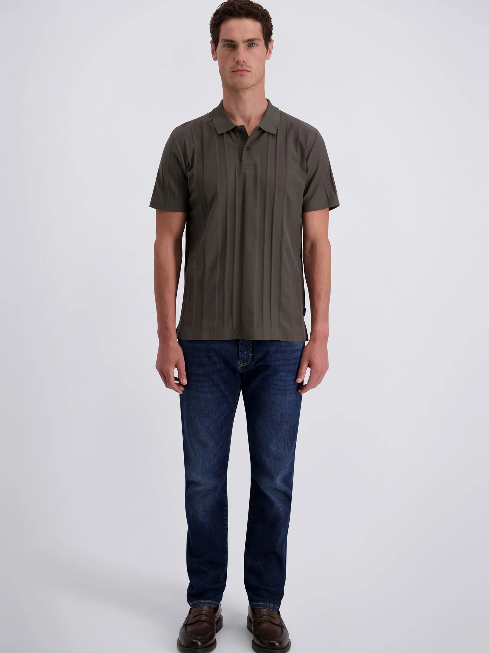 Pierre Cardin Herren Poloshirt in schwarz