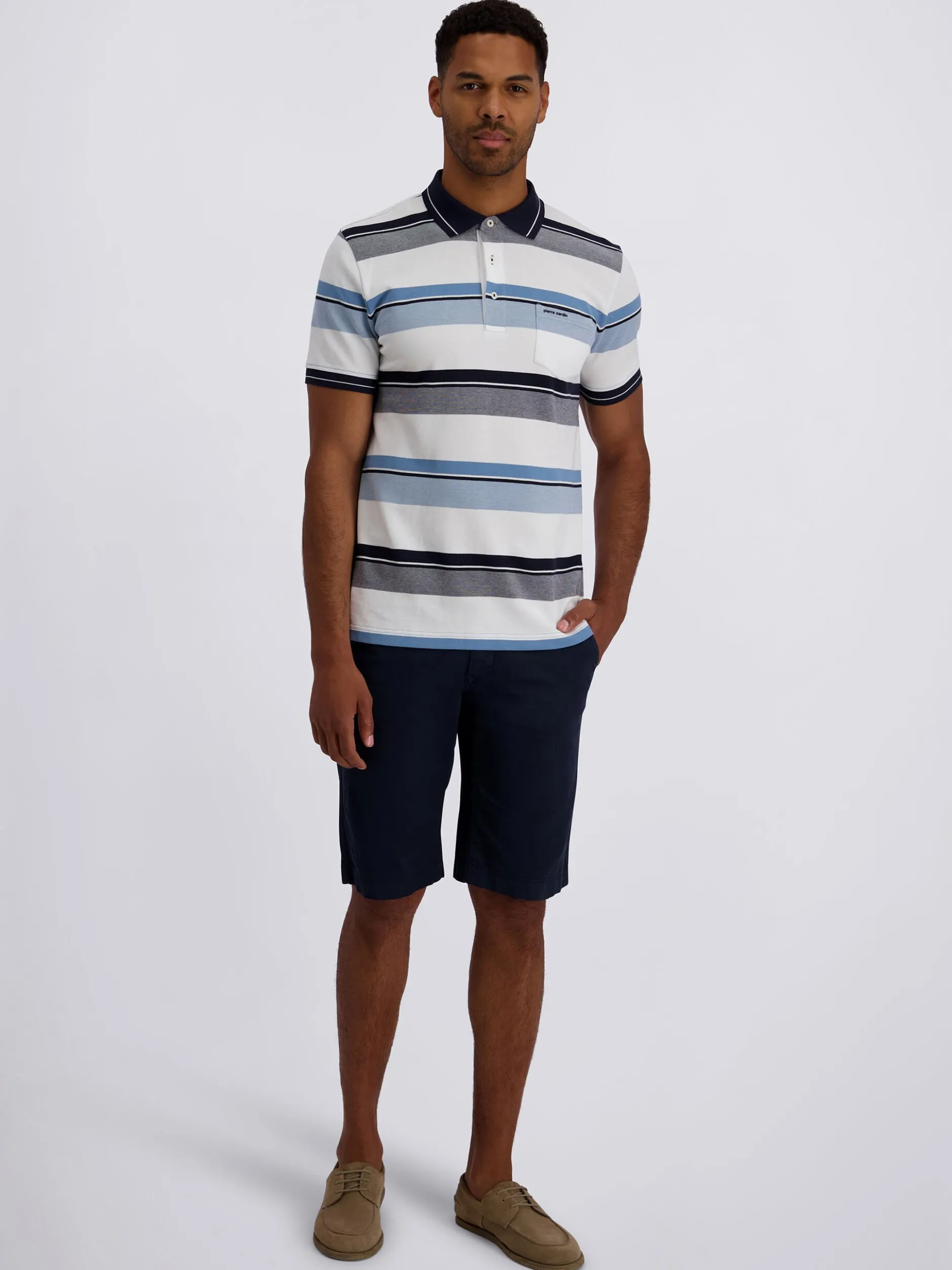 Pierre Cardin Herren Poloshirt in mehrfarbig