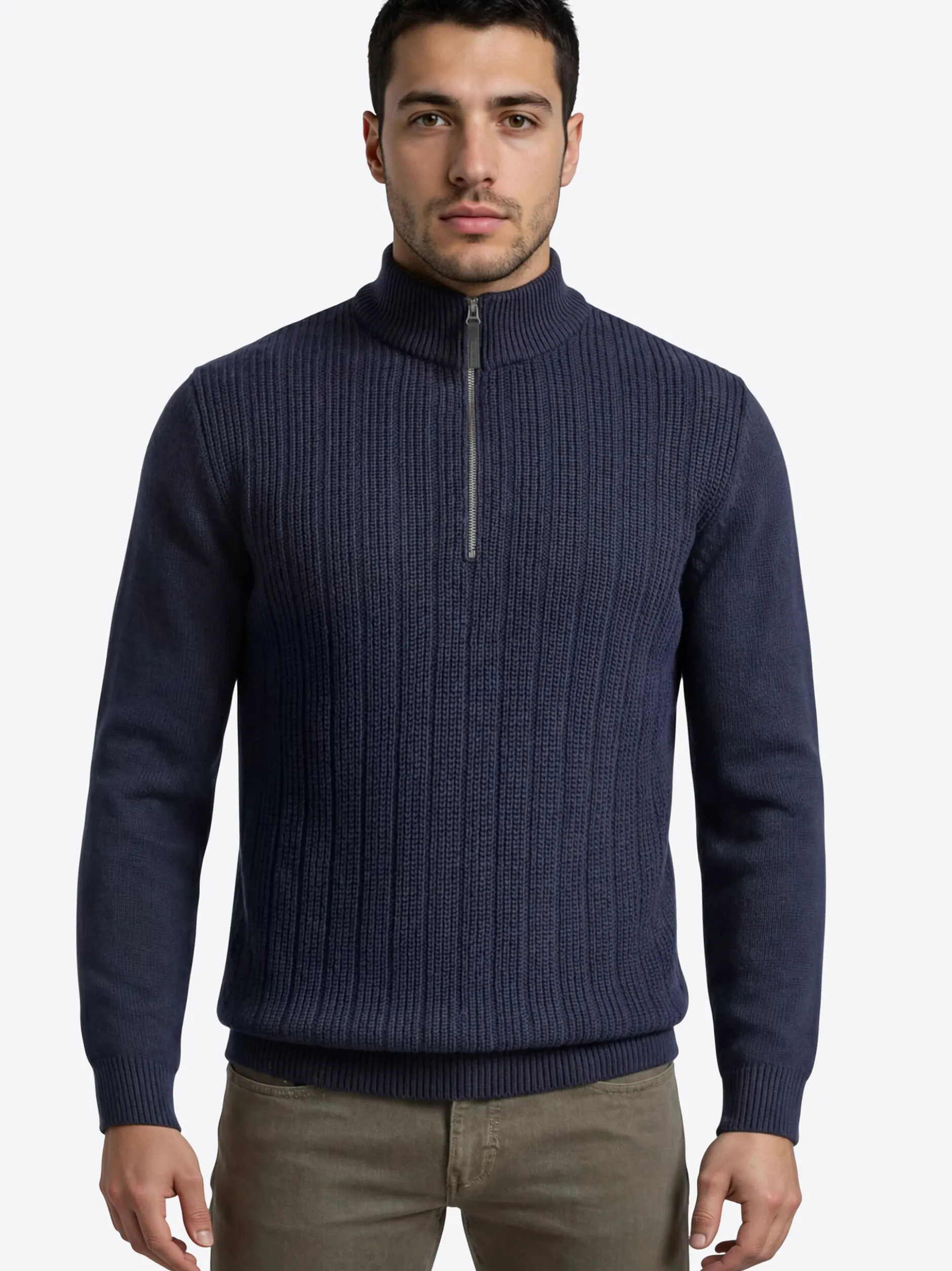 Pierre Cardin Herren Pullover in blau - Ärmel: langarm