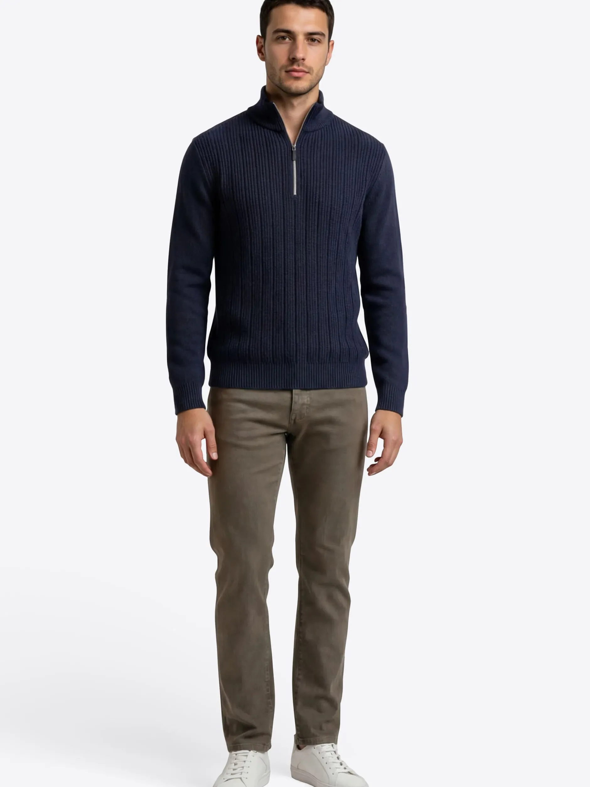 Pierre Cardin Herren Pullover in blau - Ärmel: langarm