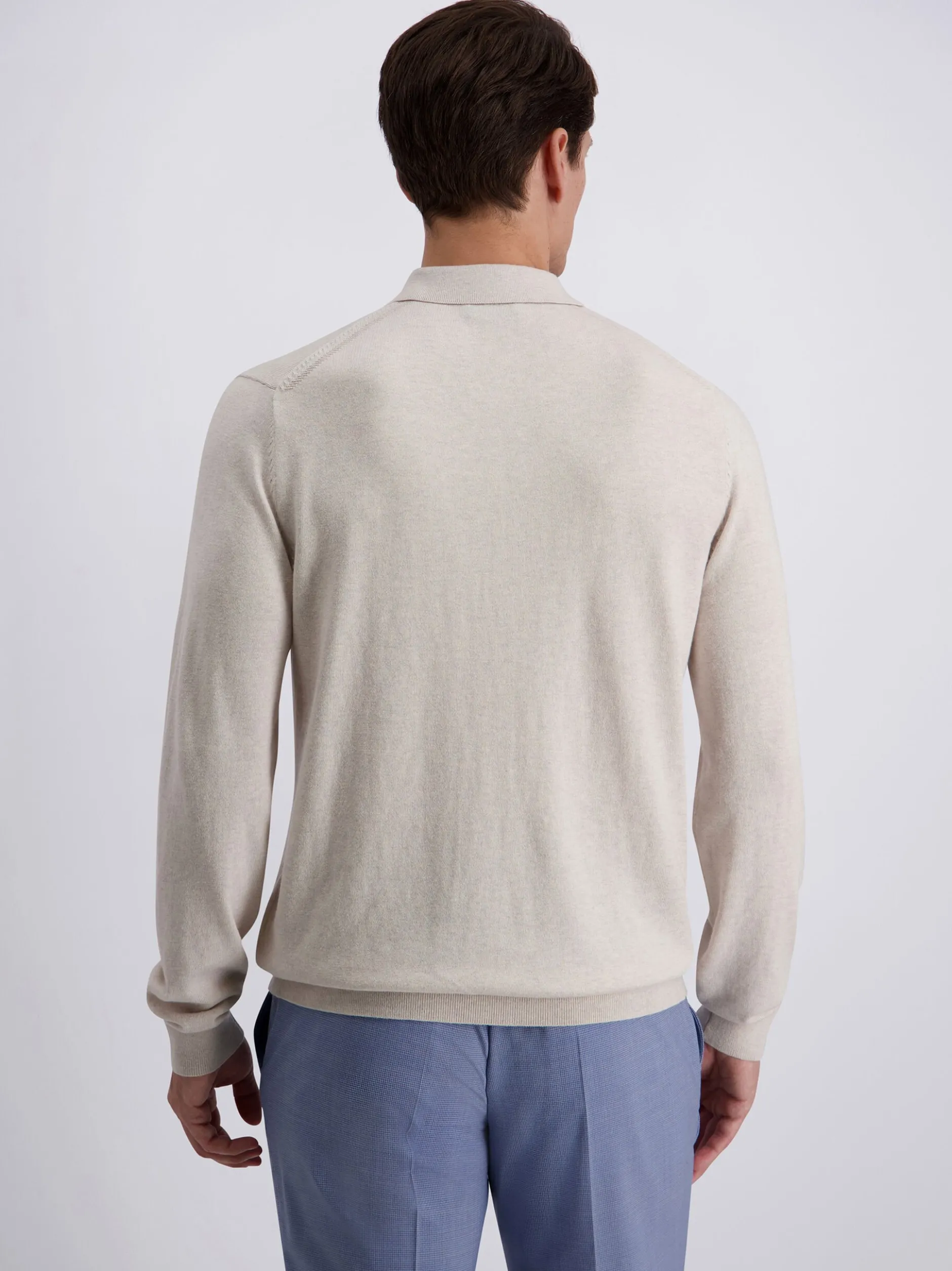 Pierre Cardin Herren Pullover in silber - Ärmel: langarm