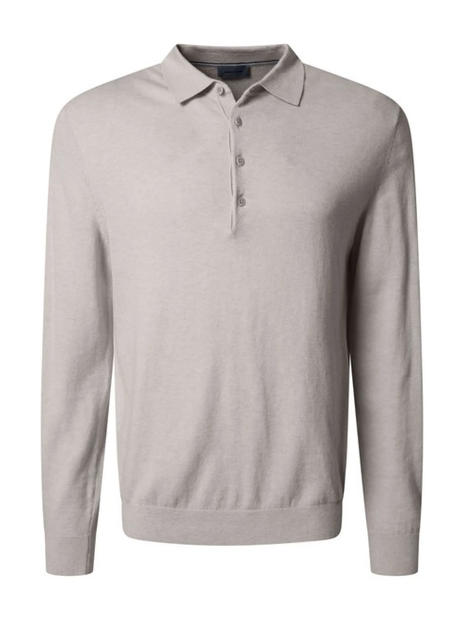Pierre Cardin Herren Pullover in silber - Ärmel: langarm