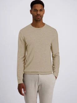Pierre Cardin Herren Pullover in beige - Ärmel: langarm