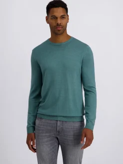 Pierre Cardin Herren Pullover in petrol - Ärmel: langarm
