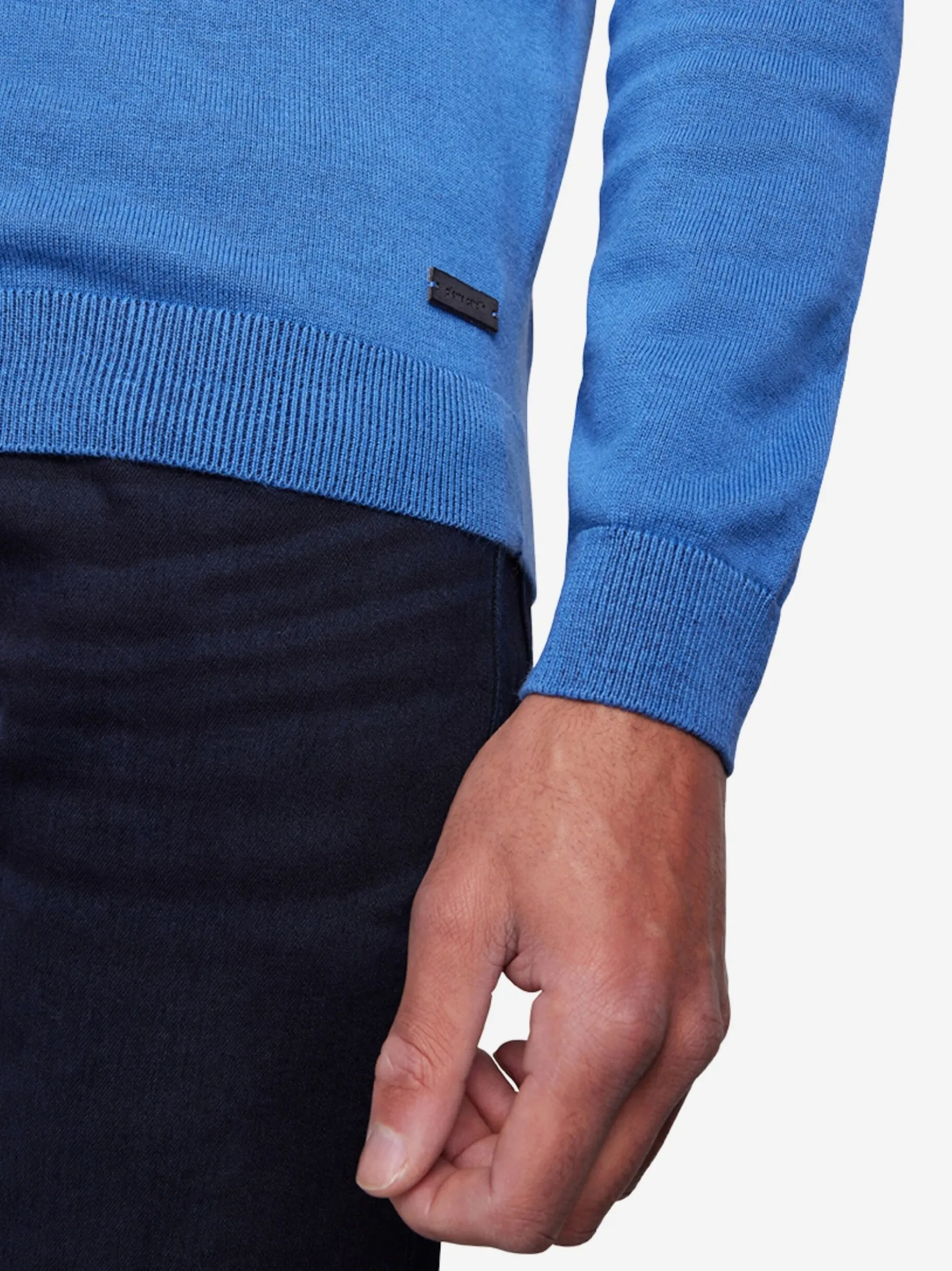 Pierre Cardin Herren Pullover in blau - Ärmel: langarm