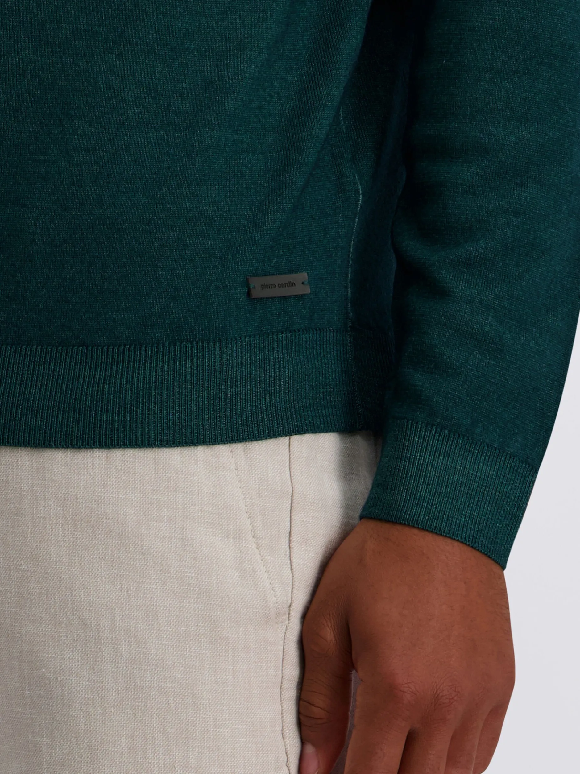 Pierre Cardin Herren Pullover in grau - Ärmel: langarm