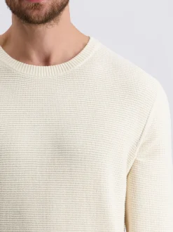 Pierre Cardin Herren Pullover in ecru - Ärmel: langarm