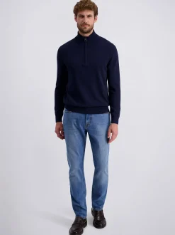 Pierre Cardin Herren Pullover in blau - Ärmel: langarm