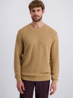 Pierre Cardin Herren Pullover in beige - Ärmel: langarm