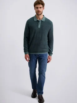 Pierre Cardin Herren Pullover in grün - Ärmel: langarm