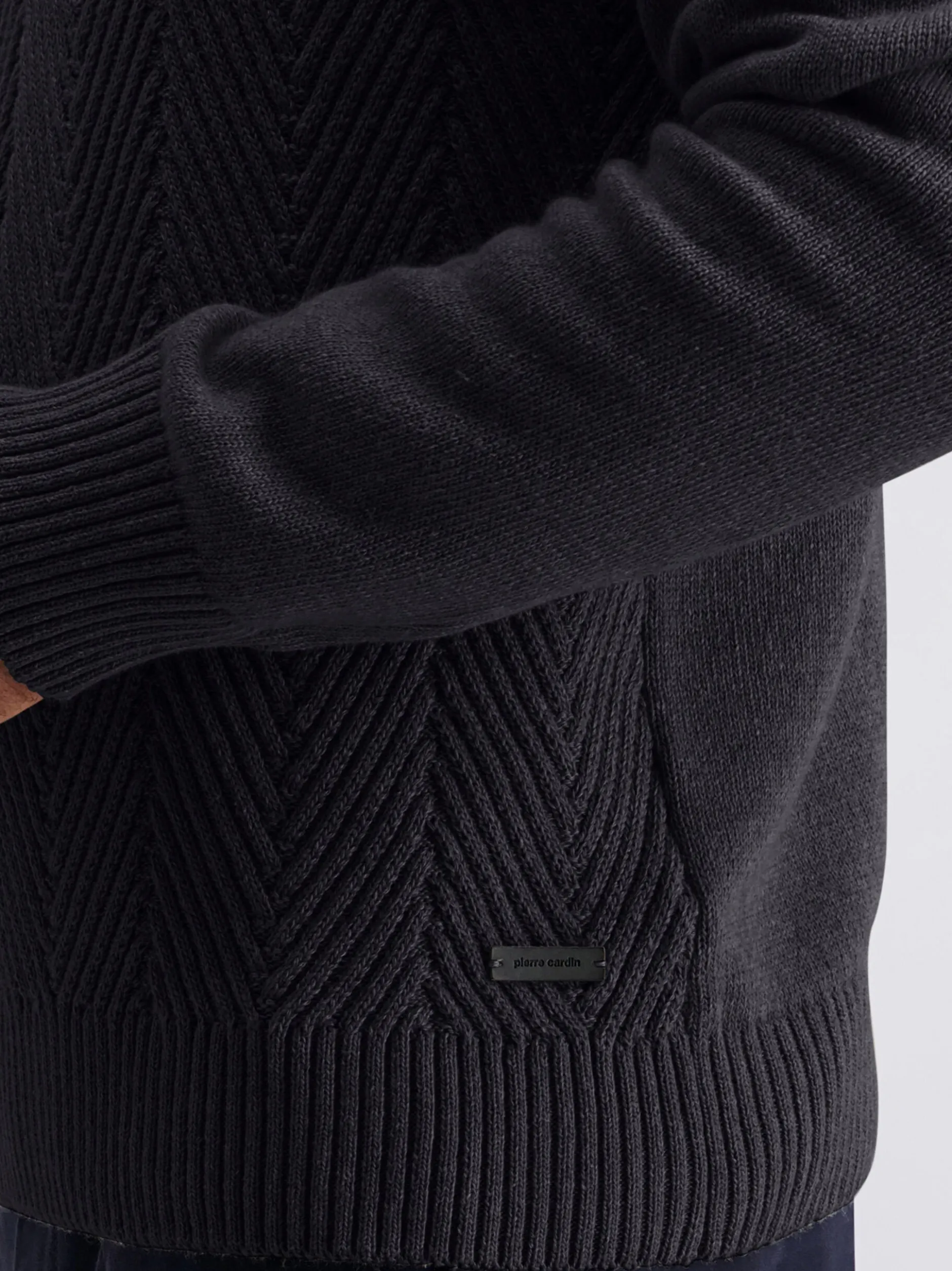 Pierre Cardin Herren Pullover in anthrazit