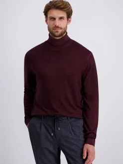 Pierre Cardin Herren Rollkragenpullover in rot