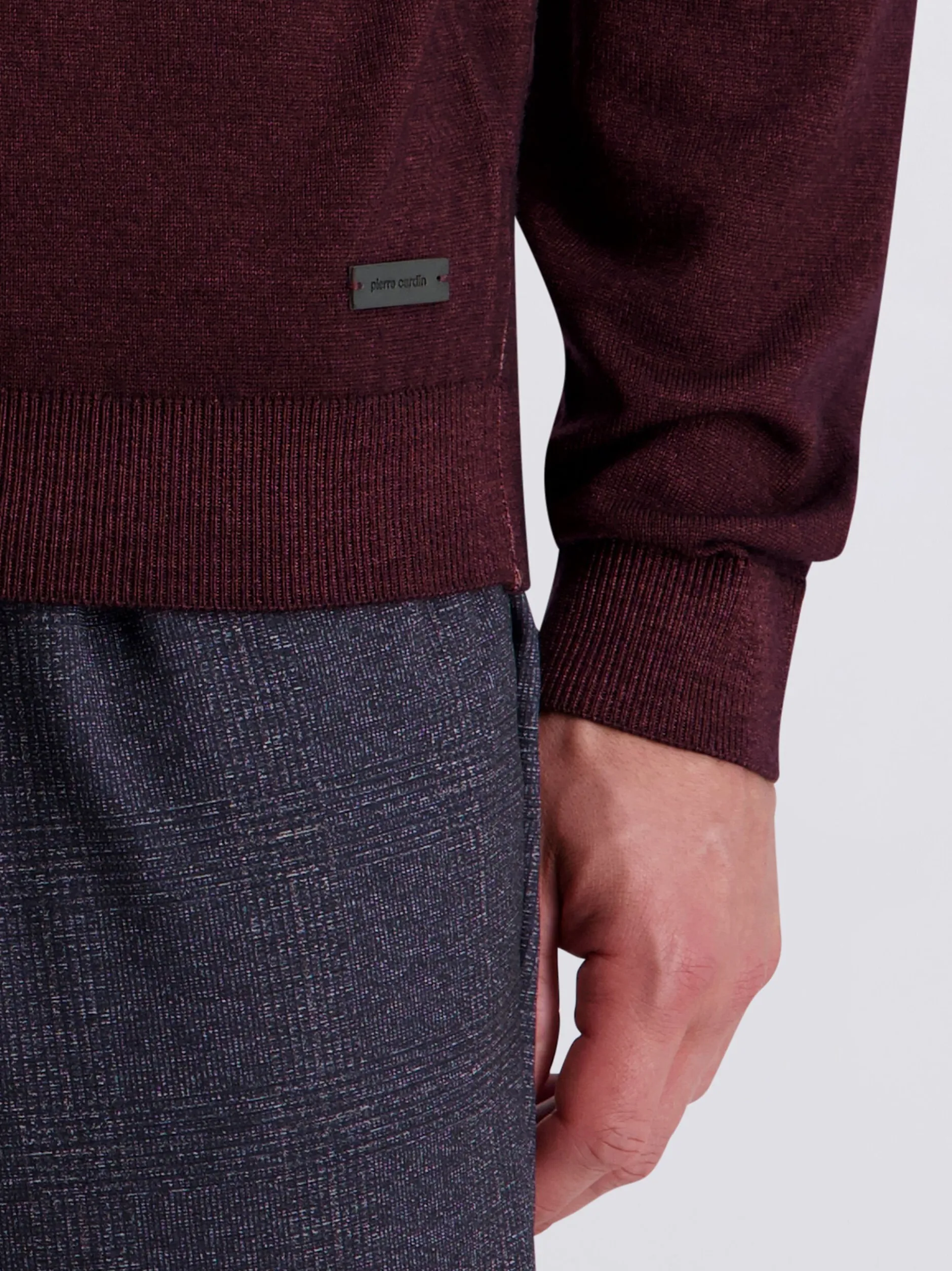 Pierre Cardin Herren Rollkragenpullover in rot