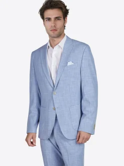 Pierre Cardin Herren Sakko Michel in hellblau