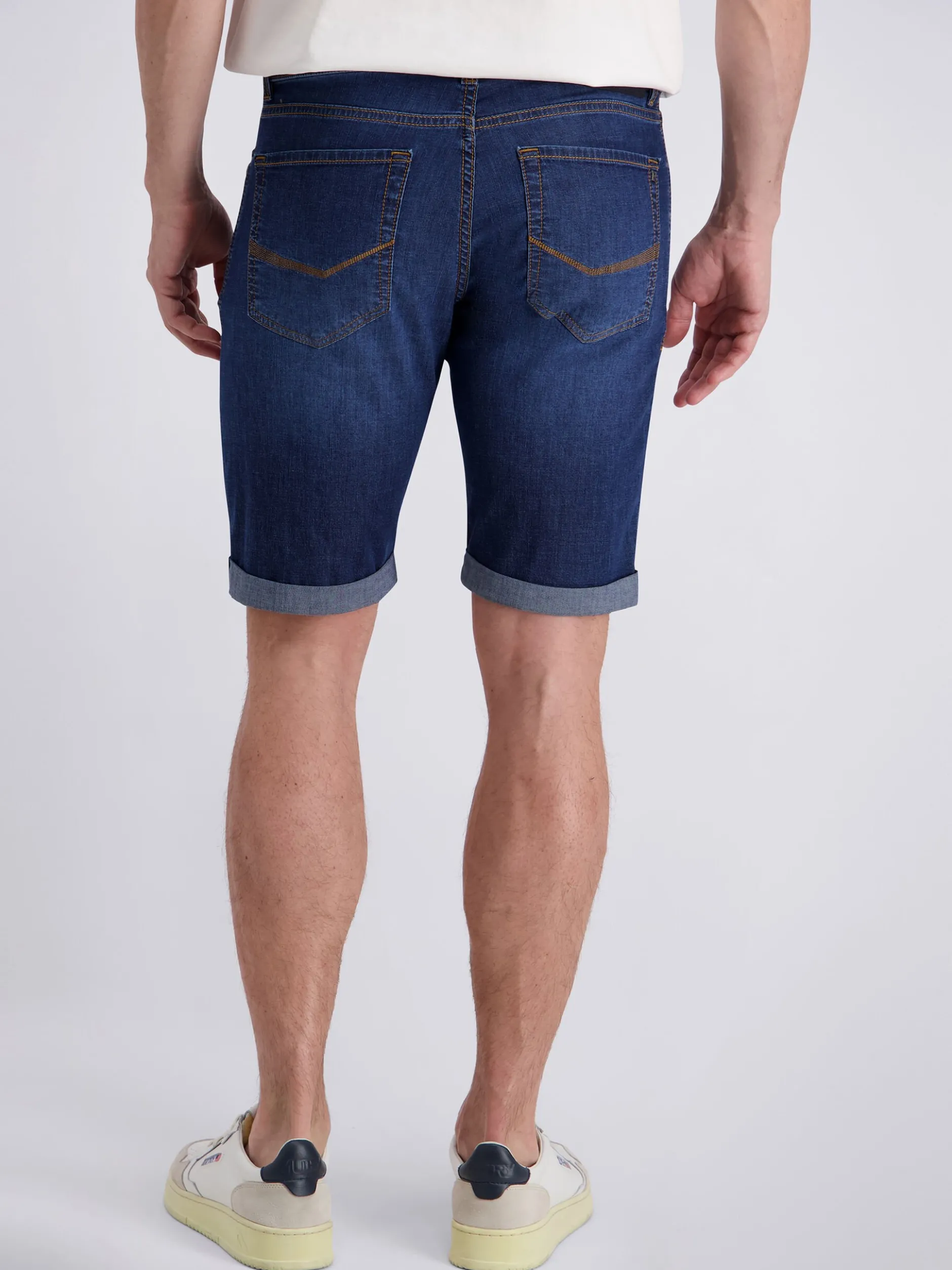 Pierre Cardin Herren Shorts - Lyon in blau - Länge: kurz