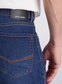 Pierre Cardin Herren Shorts - Lyon in blau - Länge: kurz