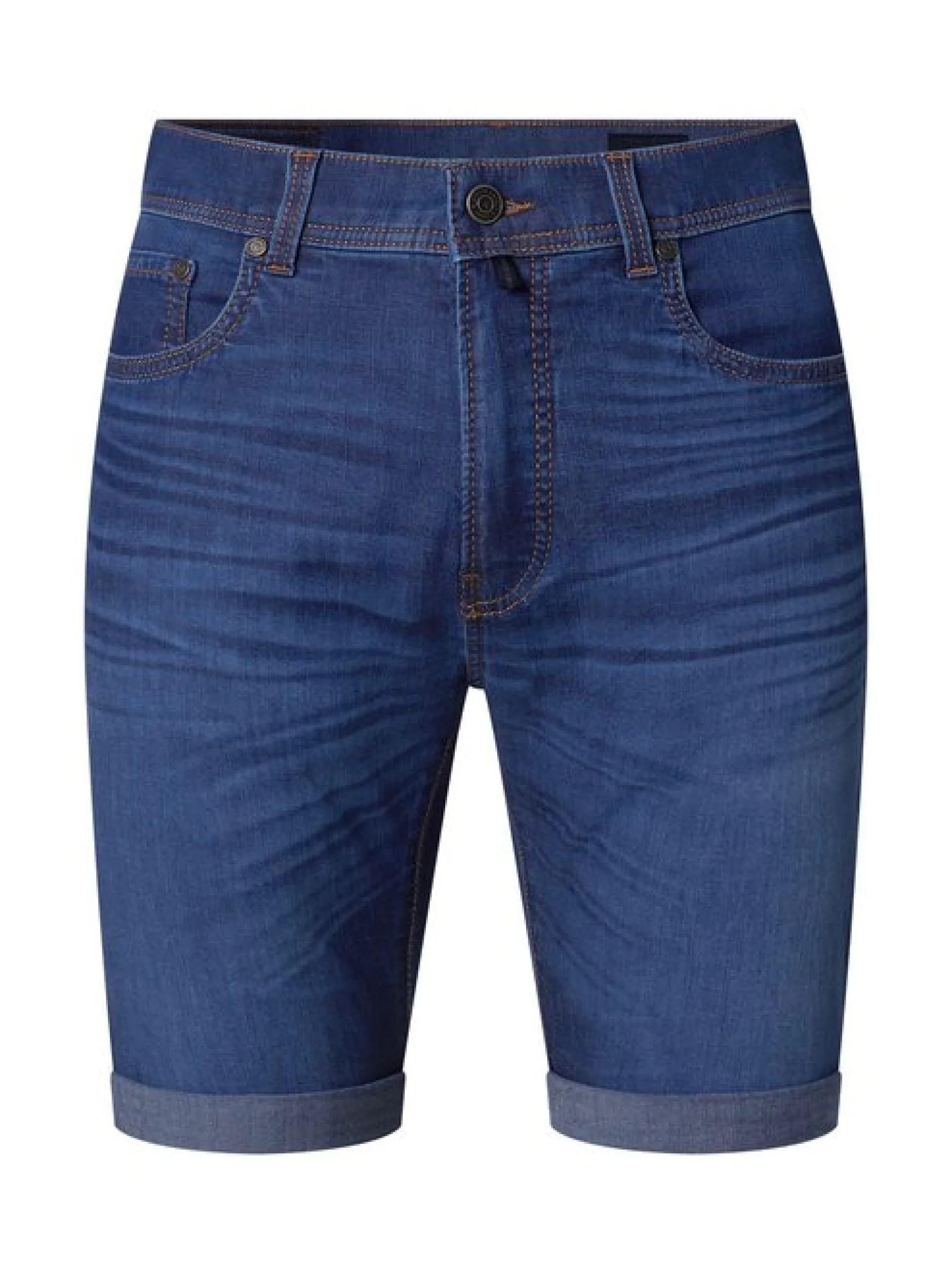 Pierre Cardin Herren Shorts - Lyon in blau - Länge: kurz