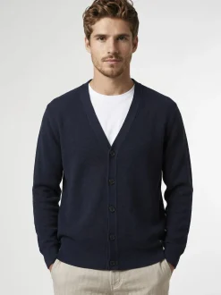 Pierre Cardin Herren Strickjacke in blau