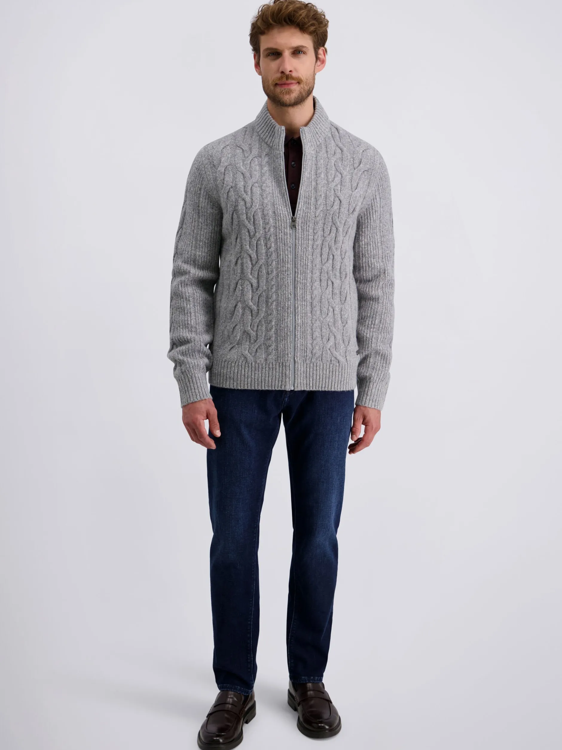 Pierre Cardin Herren Strickjacke in marine