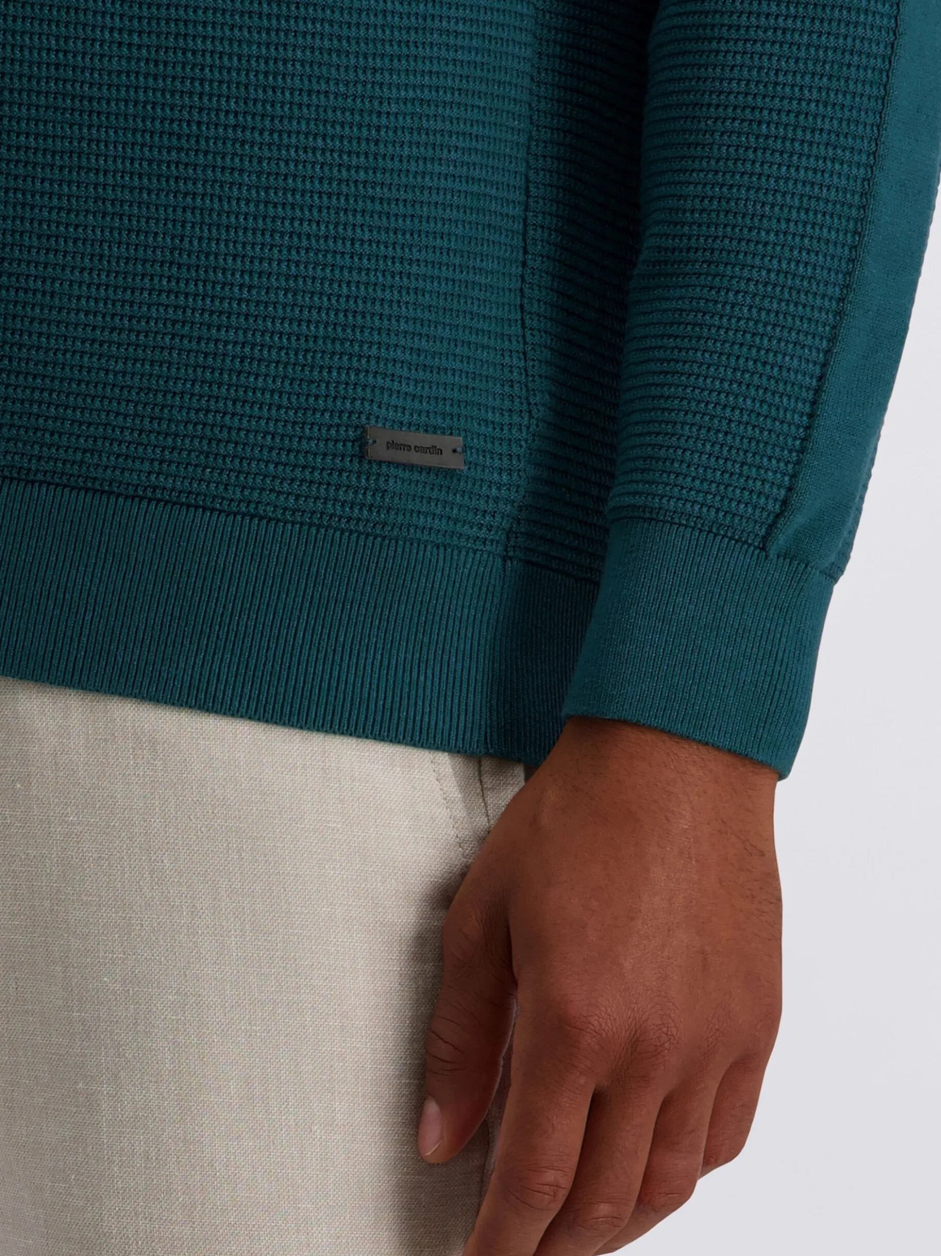 Pierre Cardin Herren Strickpullover in grün