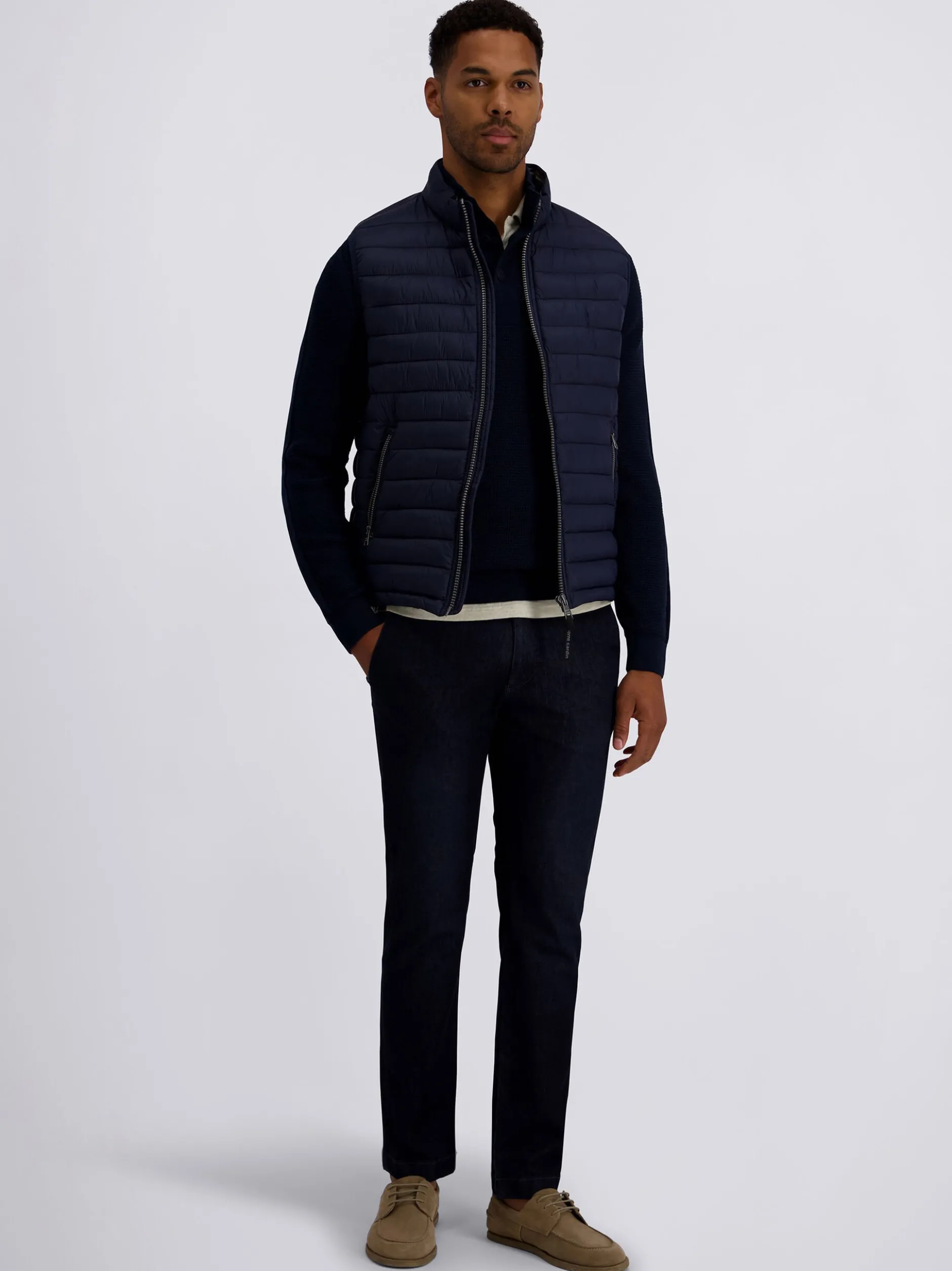 Pierre Cardin Herren Strickpullover in blau