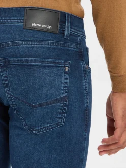 Pierre Cardin Herren Tapered Fit Jeans - Lyon in dark stone