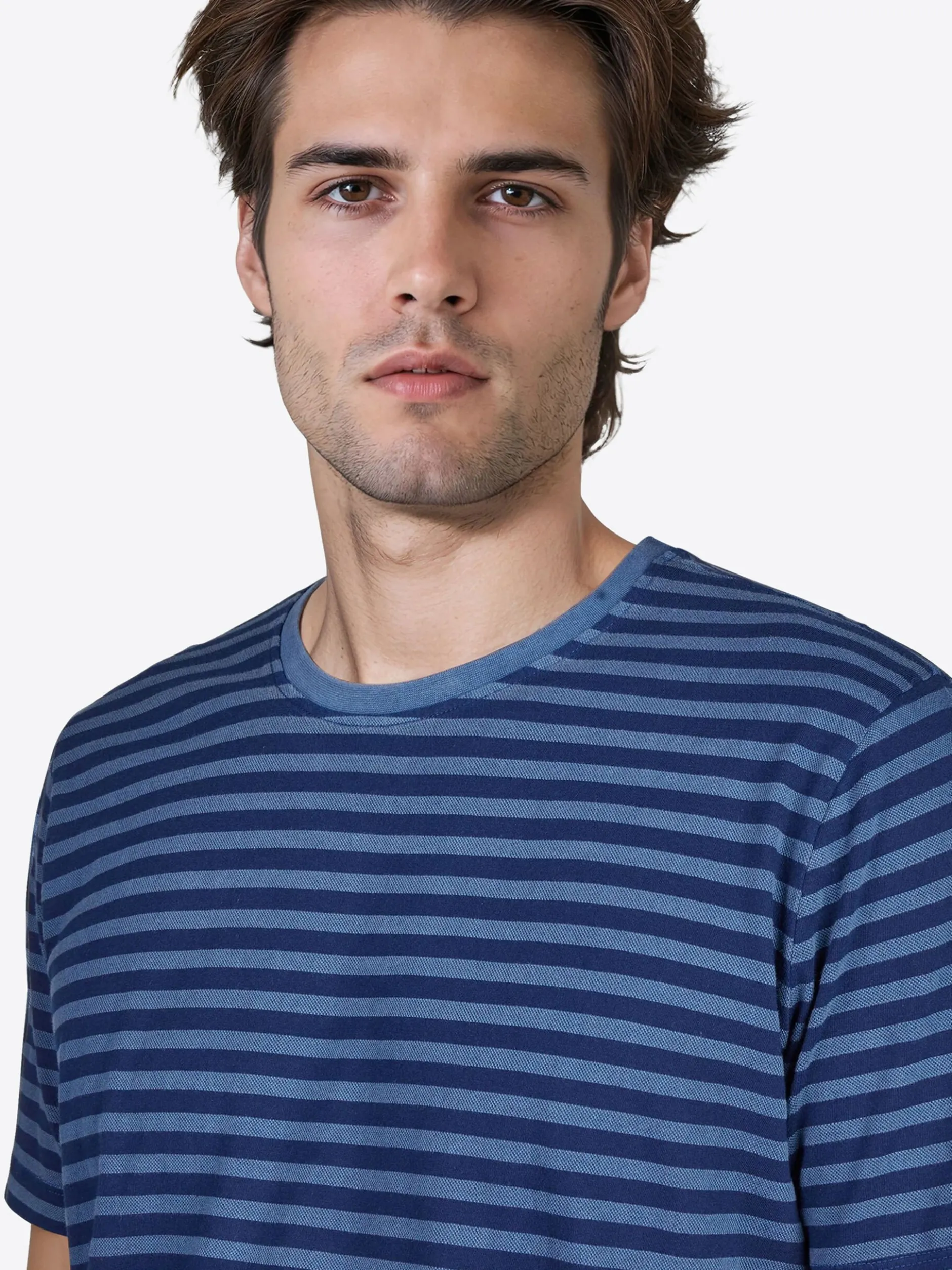 Pierre Cardin Herren T-Shirt in blau - Ärmel: kurzarm