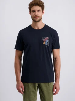 Pierre Cardin Herren T-Shirt in blau - Ärmel: kurzarm