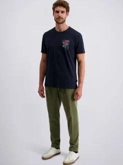 Pierre Cardin Herren T-Shirt in blau - Ärmel: kurzarm