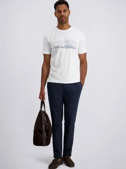 Pierre Cardin Herren T-Shirt in weiß - Ärmel: kurzarm