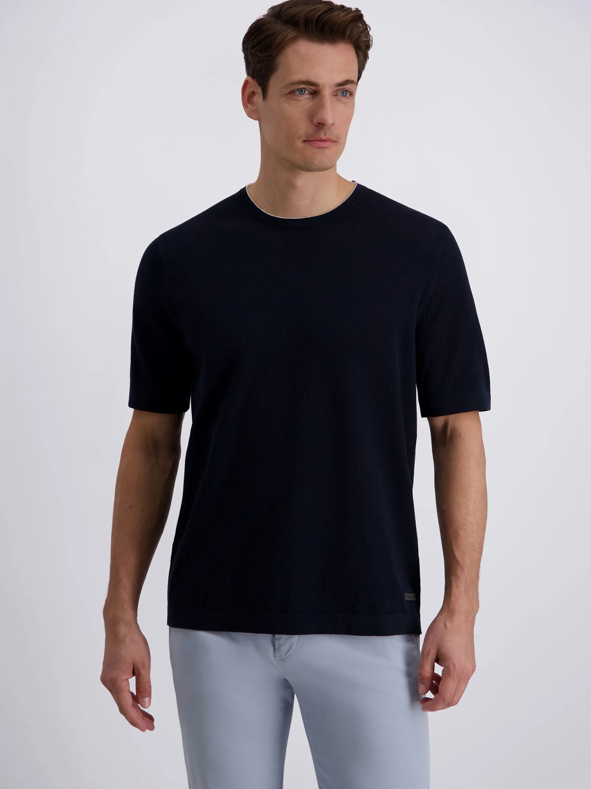 Pierre Cardin Herren T-Shirt in blau - Ärmel: kurzarm