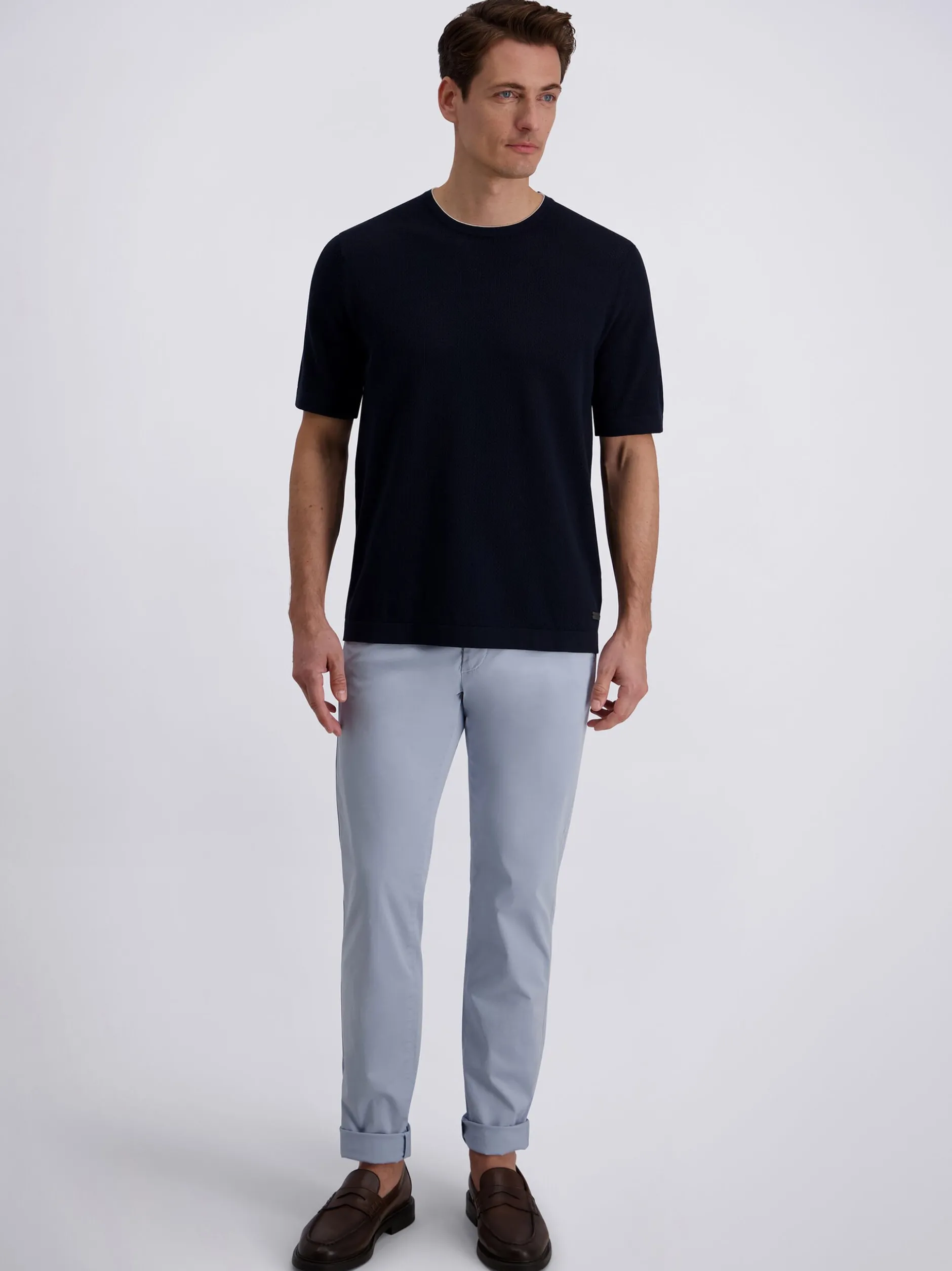 Pierre Cardin Herren T-Shirt in blau - Ärmel: kurzarm
