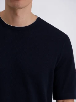 Pierre Cardin Herren T-Shirt in blau - Ärmel: kurzarm