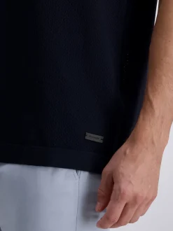 Pierre Cardin Herren T-Shirt in blau - Ärmel: kurzarm