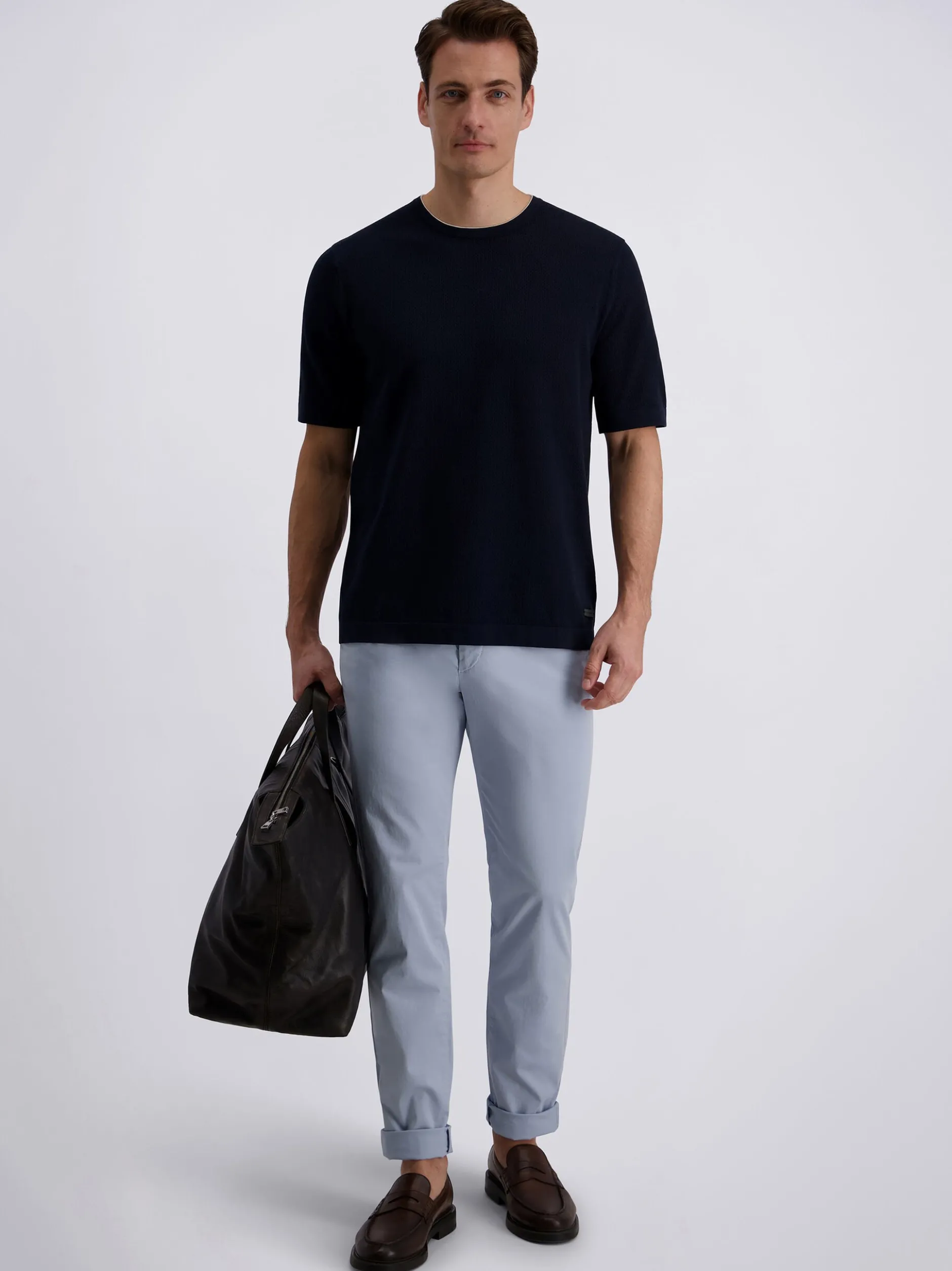 Pierre Cardin Herren T-Shirt in blau - Ärmel: kurzarm