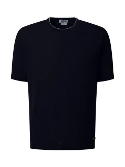 Pierre Cardin Herren T-Shirt in blau - Ärmel: kurzarm