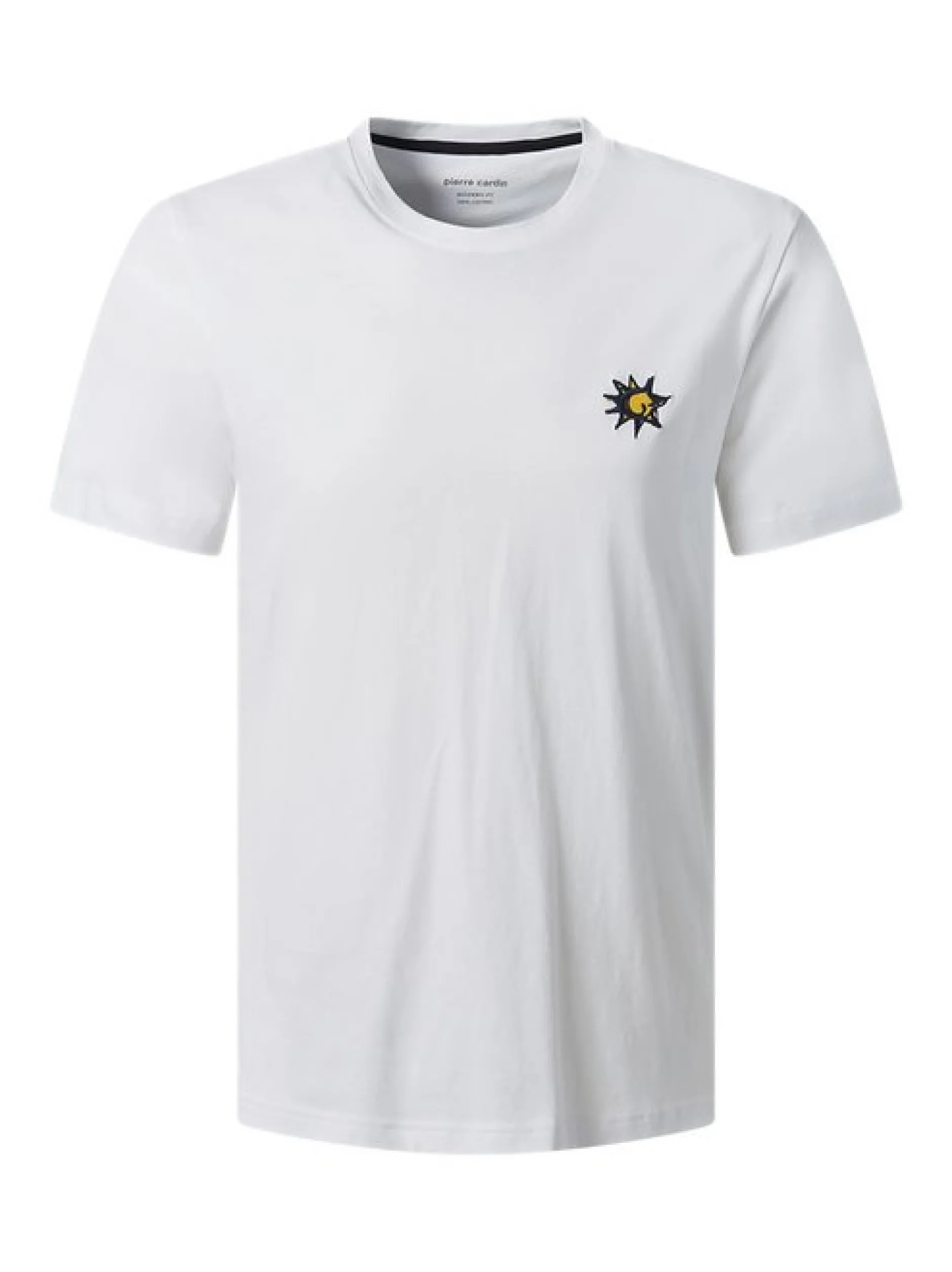 Pierre Cardin Herren T-Shirt in weiß - Ärmel: kurzarm