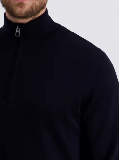 Pierre Cardin Herren Wollpullover in marine