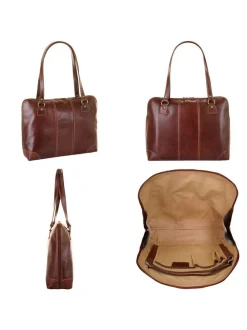 piké Damen Handtasche in braun