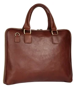 piké Unisex Aktentasche in braun