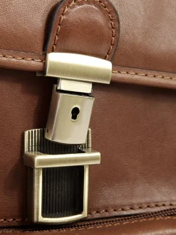 piké Unisex Aktentasche in braun