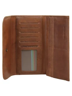 piké Unisex Brieftasche in braun