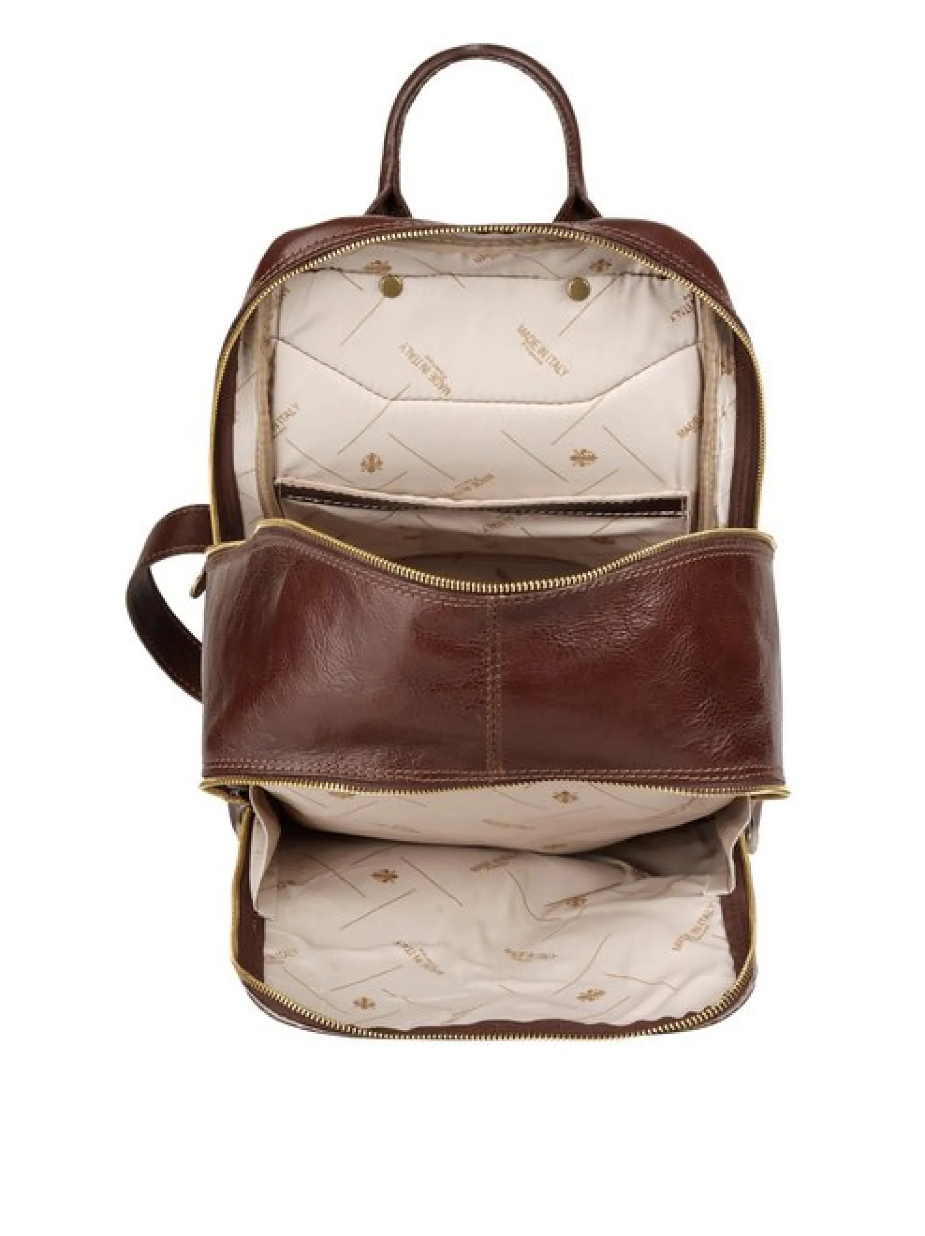 piké Unisex Cityrucksack in braun