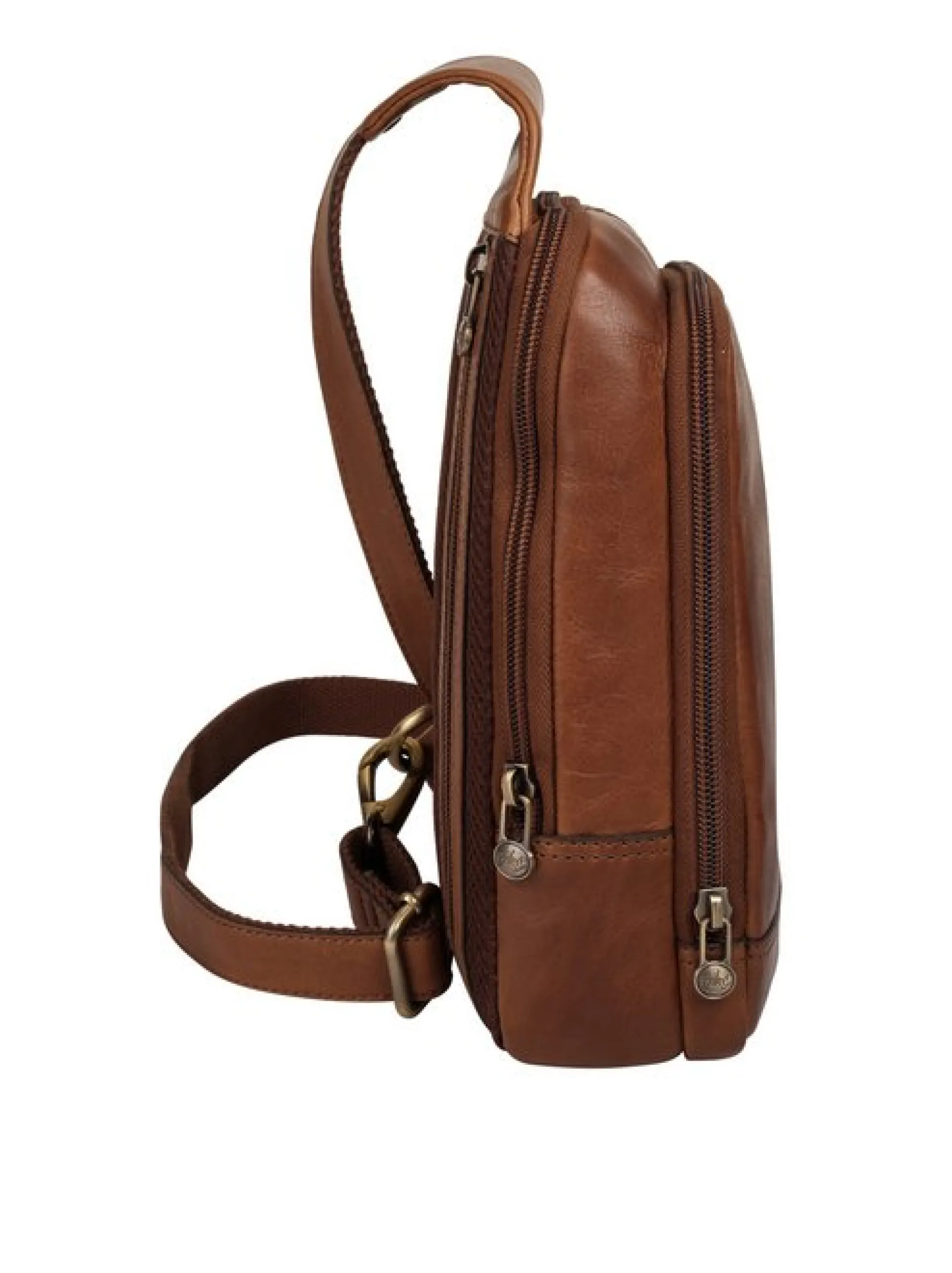 piké Unisex Crossover Bag in braun
