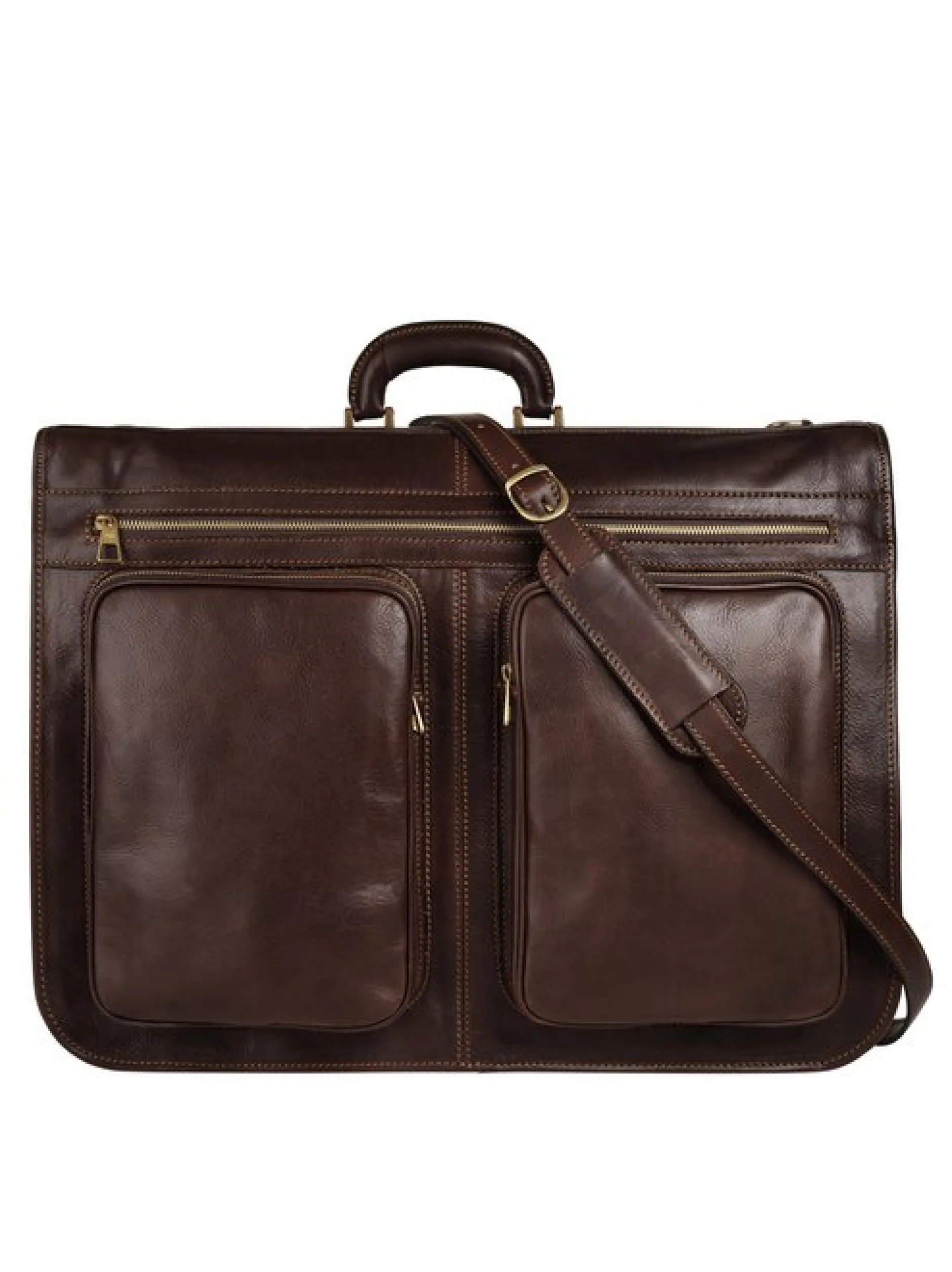 piké Unisex Kleidersack in braun
