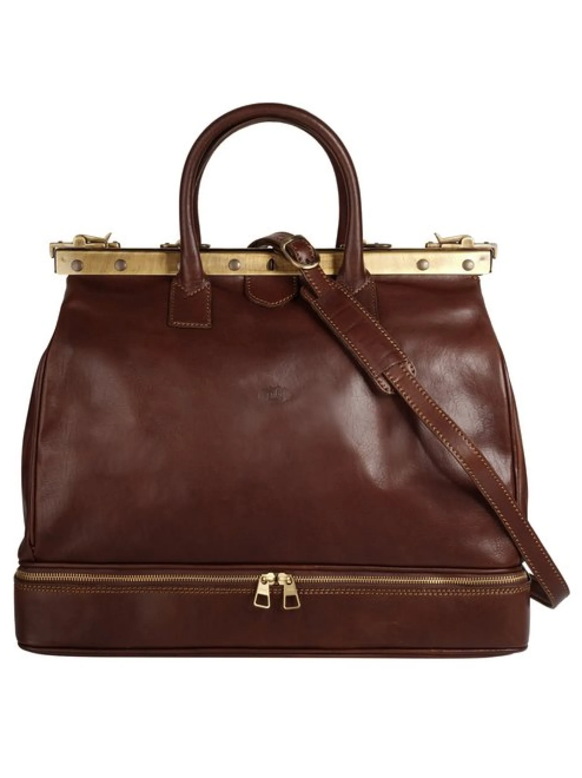 piké Unisex Reisetasche in braun