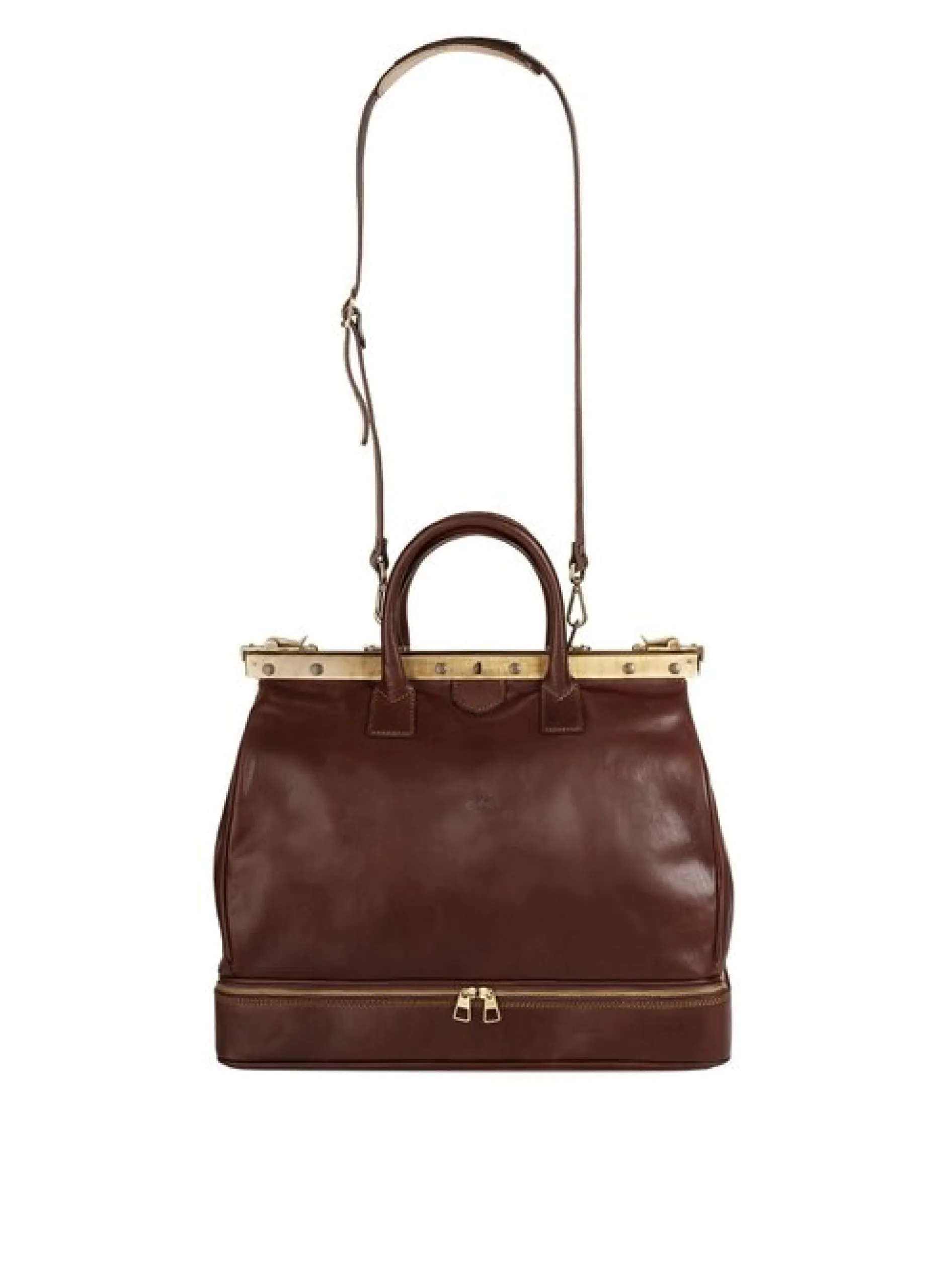 piké Unisex Reisetasche in braun