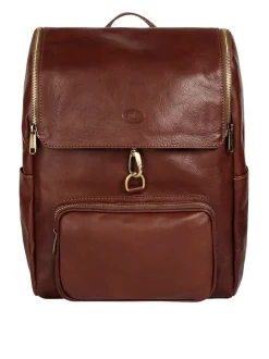 piké Unisex Rucksack in braun